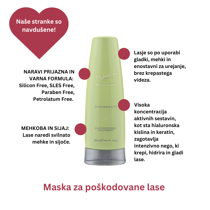 maska za poskodovane lase